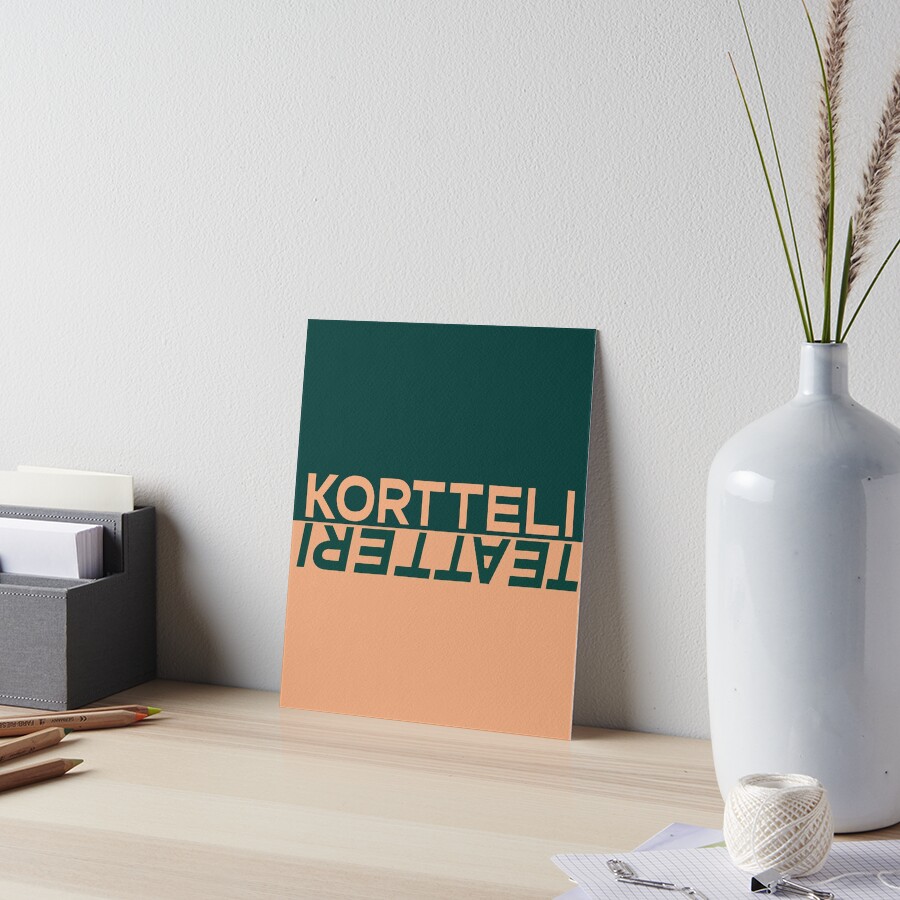 Item preview, Art Board Print designed and sold by Teatteri00660.