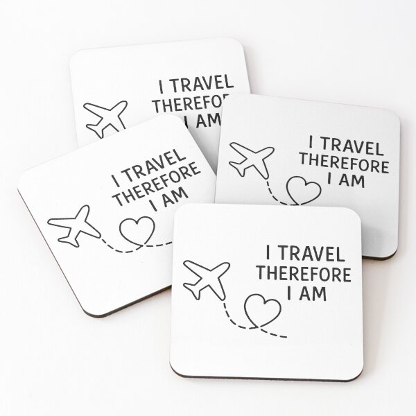 Item preview, I travel therefore I am designed and sold by Blason.