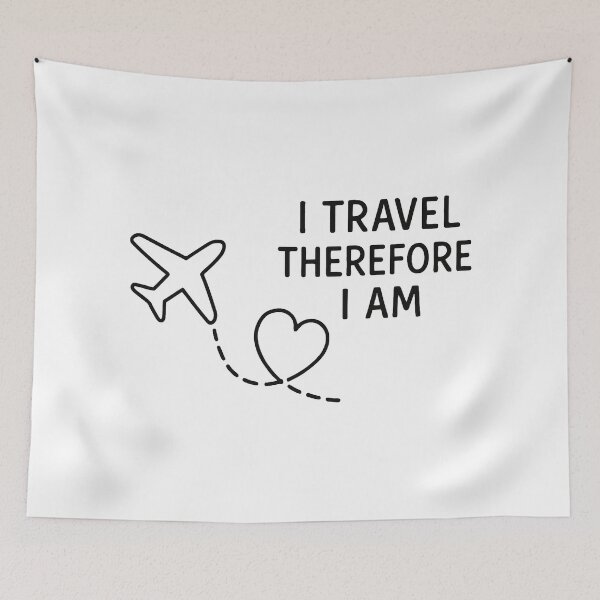 Item preview, I travel therefore I am designed and sold by Blason.