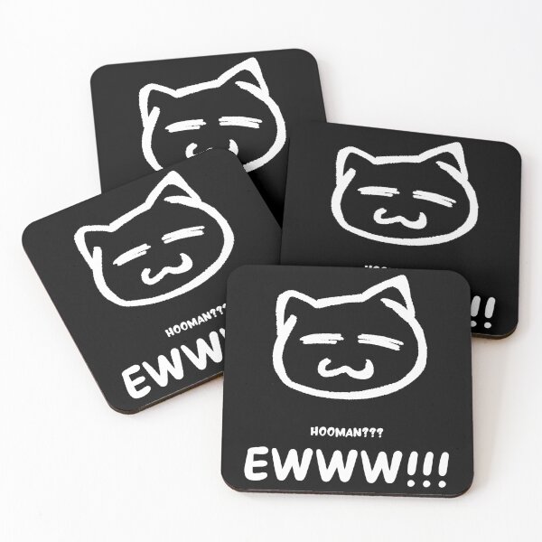 Item preview, Ewww Hooman: Funny cat quote T-shirt and Merchandise | Black designed and sold by Drunken Tailor.