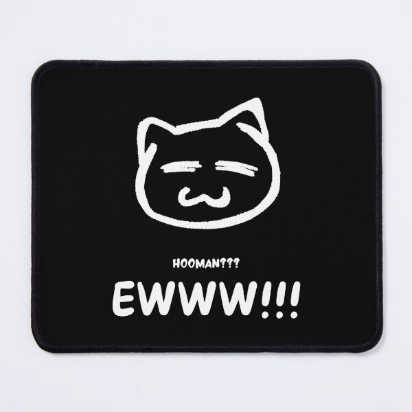 Item preview, Ewww Hooman: Funny cat quote T-shirt and Merchandise | Black designed and sold by Drunken Tailor.