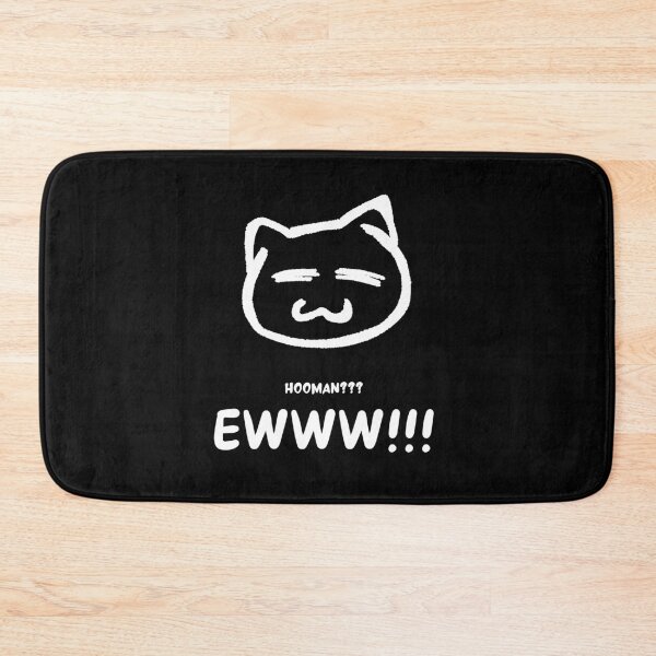 Item preview, Ewww Hooman: Funny cat quote T-shirt and Merchandise | Black designed and sold by Drunken Tailor.
