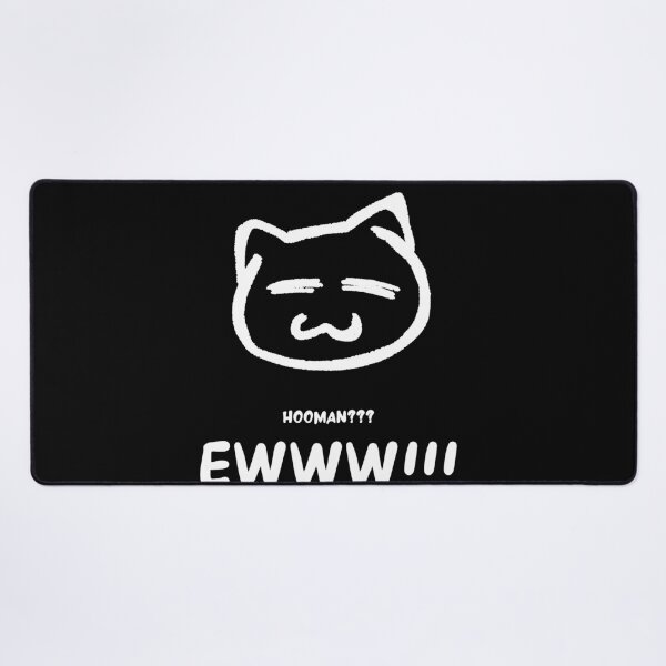 Item preview, Ewww Hooman: Funny cat quote T-shirt and Merchandise | Black designed and sold by Drunken Tailor.