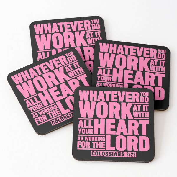Item preview, Colossians 3:23 Work For The Lord designed and sold by plushism.