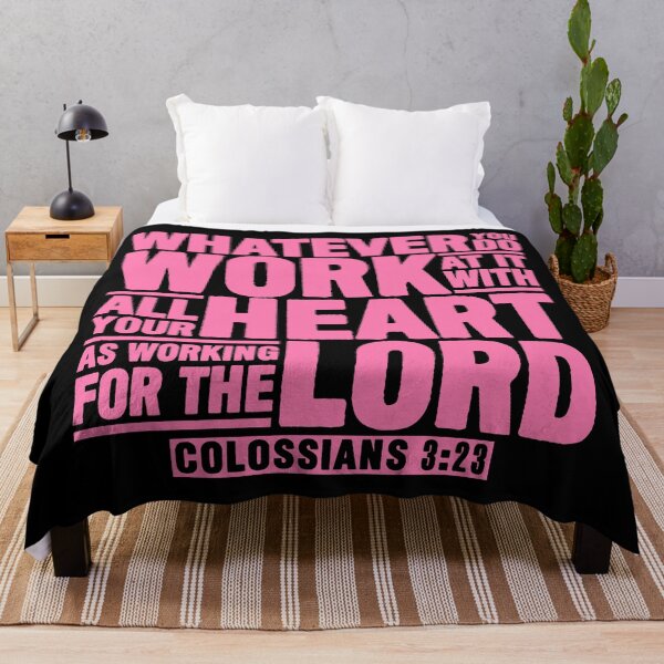 Item preview, Colossians 3:23 Work For The Lord designed and sold by plushism.
