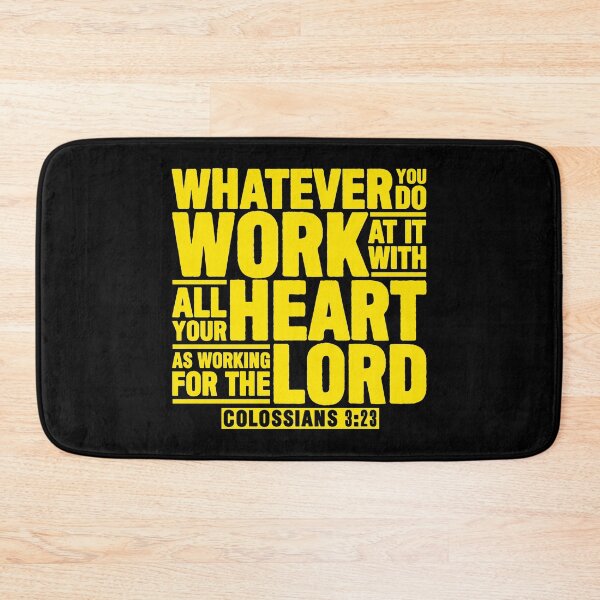 Item preview, Colossians 3:23 Work For The Lord designed and sold by plushism.