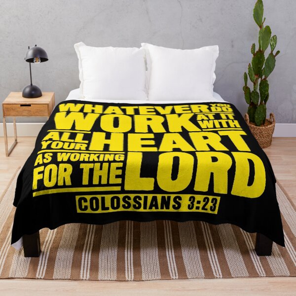 Item preview, Colossians 3:23 Work For The Lord designed and sold by plushism.