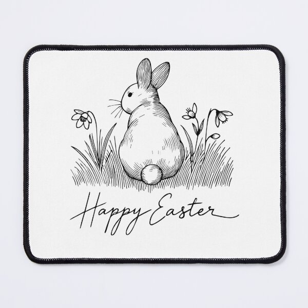 Item preview, Easter Retro Bunny Happy Easter Vintage Style designed and sold by LuminOrb.