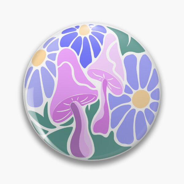 Item preview, Magic garden mushroom and daisy vintage graphic designed and sold by interico88.