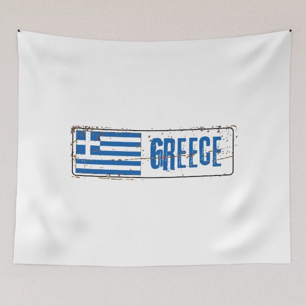 Item preview, Greece Flag designed and sold by jeshands.