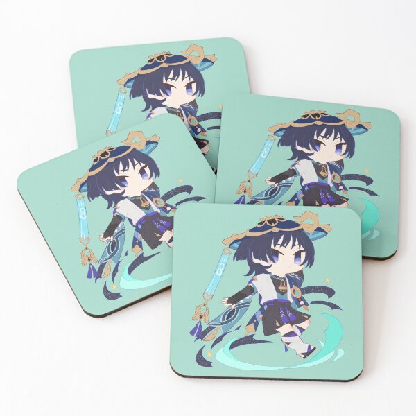 Item preview, Cute Genshin Impact Wanderer designed and sold by rireirireika.