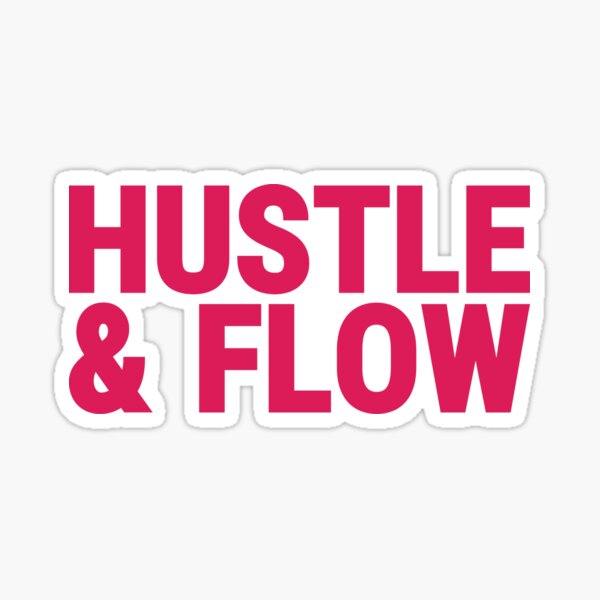 Item preview, Hustle & Flow - Urban Cycling Sticker_One line designed and sold by KarlMast.