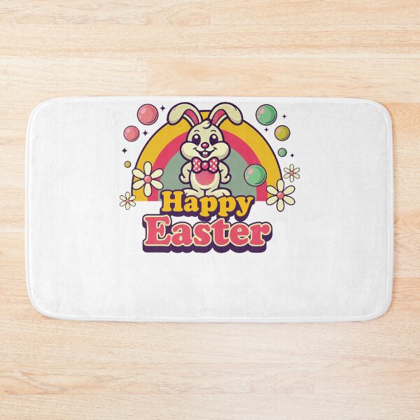Item preview, Easter Retro Aesthetics Happy Easter Bunny designed and sold by LuminOrb.