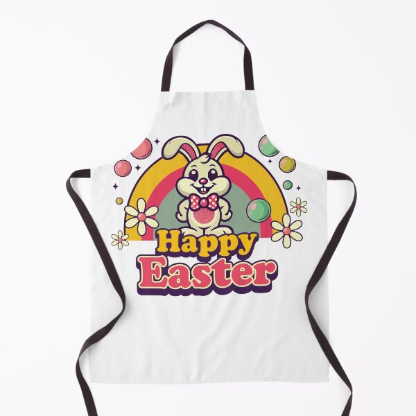 Item preview, Easter Retro Aesthetics Happy Easter Bunny designed and sold by LuminOrb.
