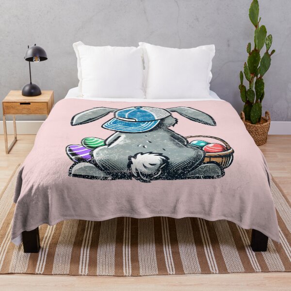 Item preview, Cool Easter Bunny in Cap – Retro Style Easter Design designed and sold by Aredbox.