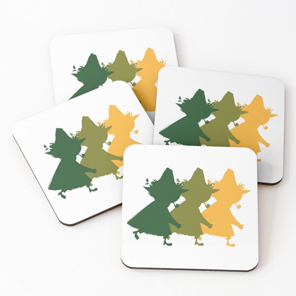 Item preview, Moomin Snufkin Tri-Colour Silhouette designed and sold by MoominStore.