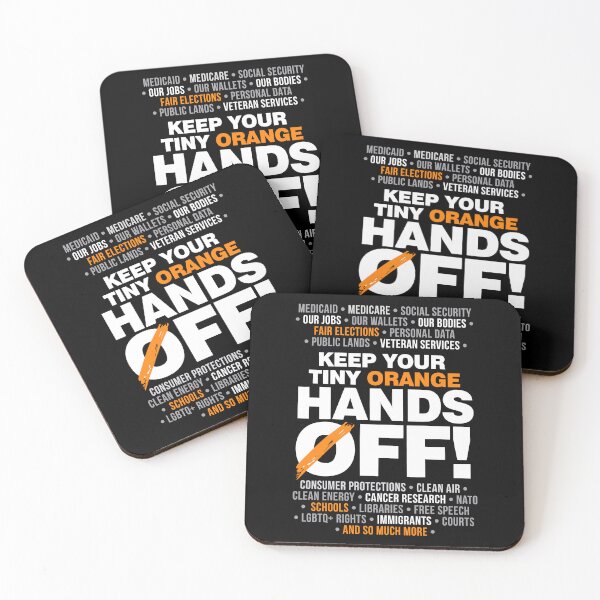 Item preview, Hands Off Protest Sign | Anti Trump Protest designed and sold by MassonCalepon.
