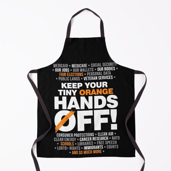 Item preview, Hands Off Protest Sign | Anti Trump Protest designed and sold by MassonCalepon.