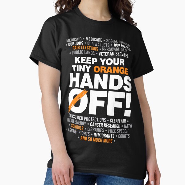 Item preview, Hands Off Protest Sign | Anti Trump Protest designed and sold by MassonCalepon.