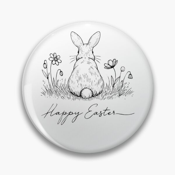 Item preview, Easter Bunny Happy Easter Retro Vintage Style designed and sold by LuminOrb.