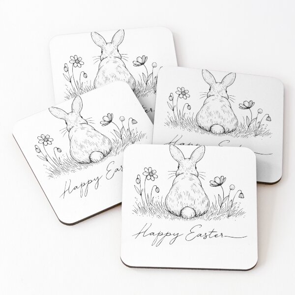 Item preview, Easter Bunny Happy Easter Retro Vintage Style designed and sold by LuminOrb.