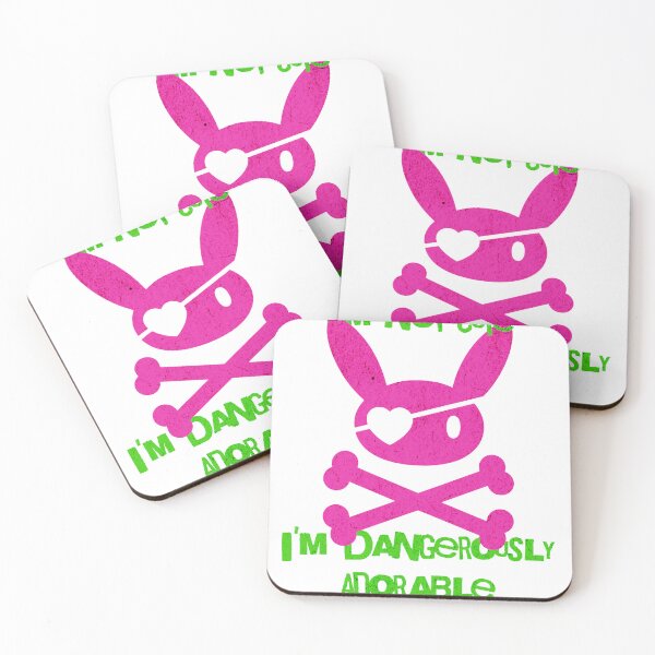 Item preview, Punk Bunny I'm Not Cute I'm Dangerously Adorable Design designed and sold by Epic Grenade Team.