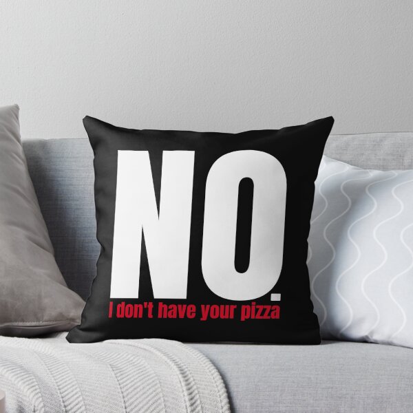 Item preview, No, I Don't Have Your Pizza - Funny Delivery Rider Sticker_White designed and sold by KarlMast.
