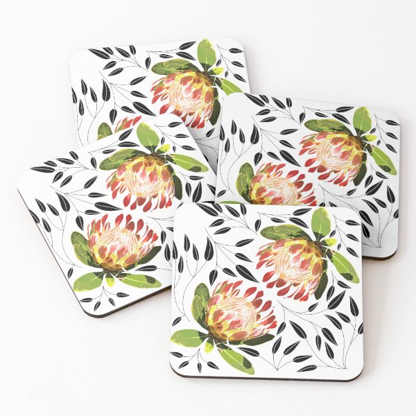 Item preview, Protea Illustration designed and sold by Mauras-Designs.