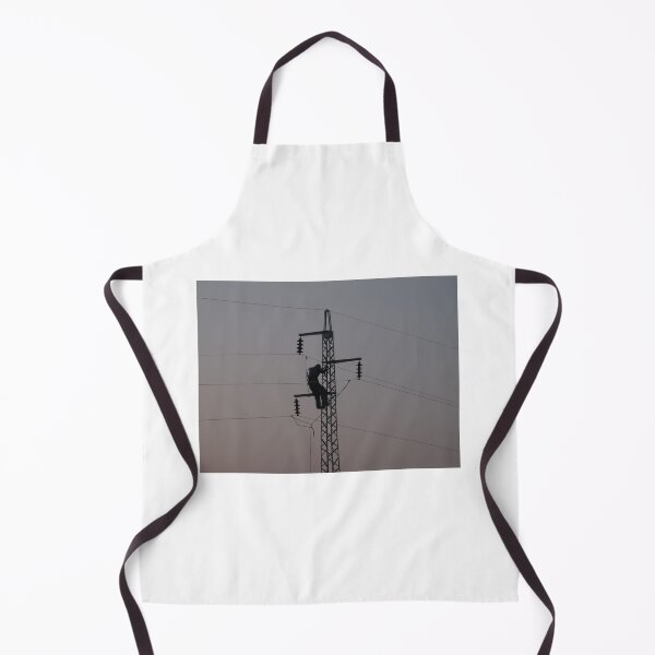 Item preview, Worker on power line pylon designed and sold by Parafull.