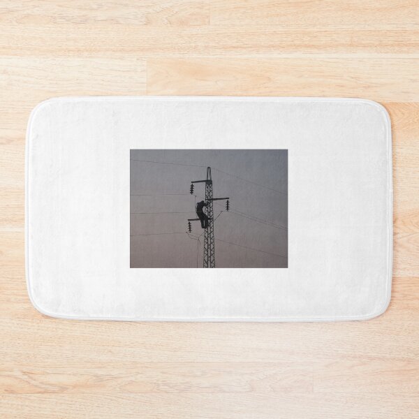 Item preview, Worker on power line pylon designed and sold by Parafull.