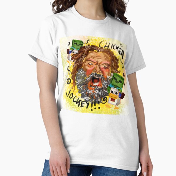 Item preview, Chicken Jockey Minecraft Movie Merch (Jack Black, Kids Merch) designed and sold by kidzmerchworld.
