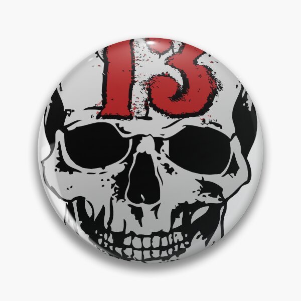 Item preview, skull 13 number skull halloween designed and sold by Achille3777.