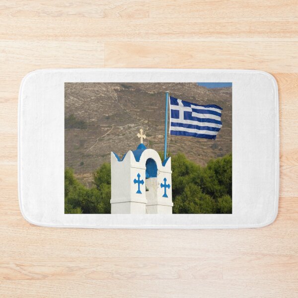 Item preview, Belfry and flag of Greece designed and sold by Parafull.