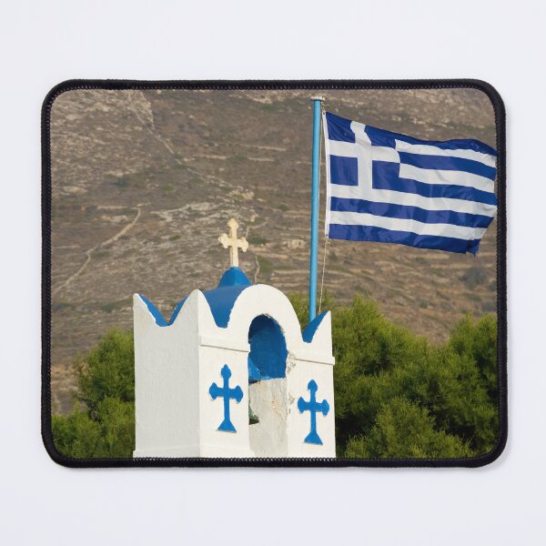 Item preview, Belfry and flag of Greece designed and sold by Parafull.