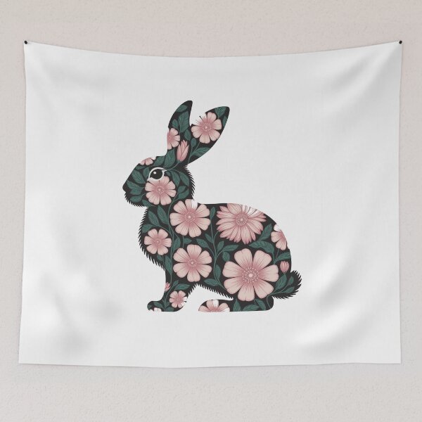 Item preview, Flowery Bunny For Easter designed and sold by MooonTees.