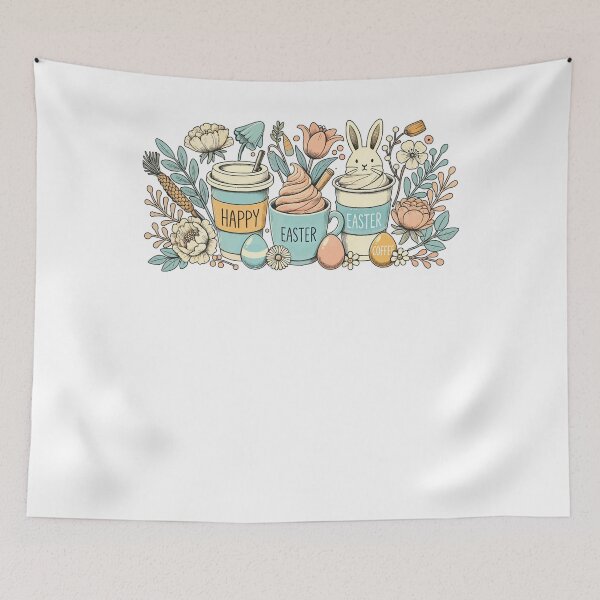 Item preview, Osterhase Kaffeetasse Latte Macchiato Ostern designed and sold by LuminOrb.