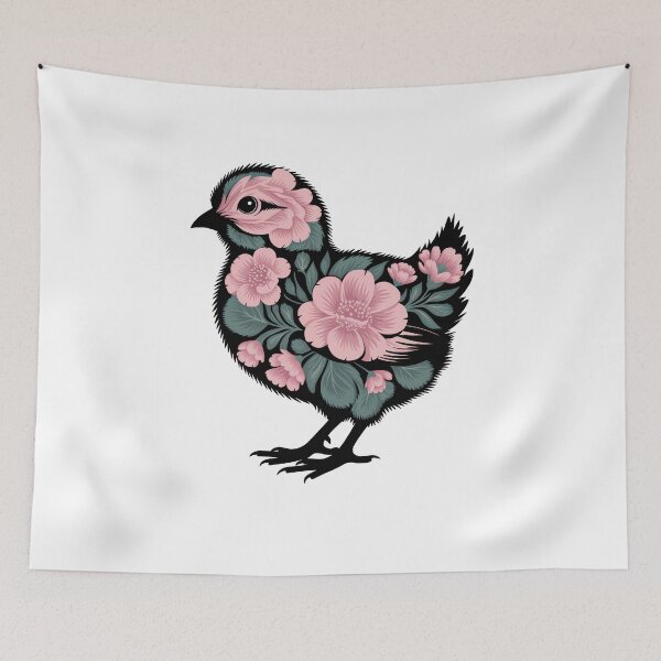 Item preview, Flowery Chicks For Easter designed and sold by MooonTees.