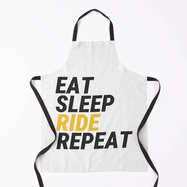 Item preview, Eat Sleep Ride Repeat - Cycling Lifestyle Sticker designed and sold by KarlMast.