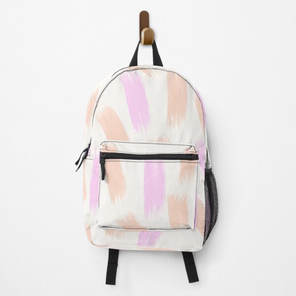 Item preview, Minimalist Abstract Brush Strokes in Pink and Peach designed and sold by JulzPink.