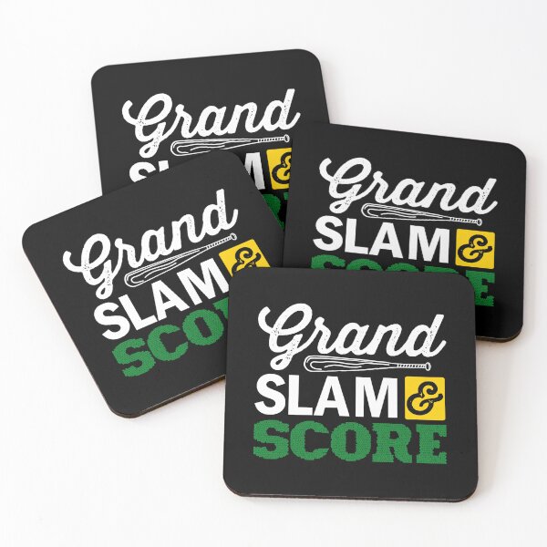 Item preview, Grand Slam & Score - Bold Baseball Wordplay Design designed and sold by GabrieSketcham.