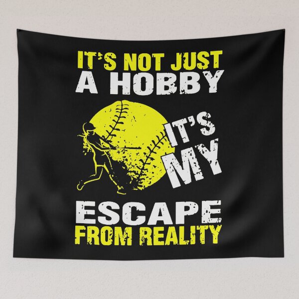 Item preview, Softball Escape - Bold Motivational Sports Design designed and sold by miaa-artistshop.