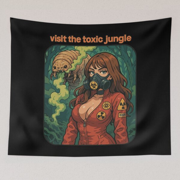 Item preview, Visit The Toxic Jungle Creepy  designed and sold by TomFrontierArt.