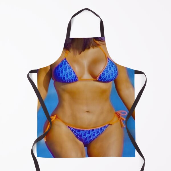 Item preview, kim kardashian apron celebrity swim suit apron designed and sold by thats2gay.