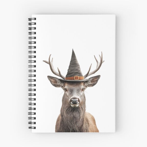 Item preview, Deer Wearing Halloween Witch Hat designed and sold by LazyOwlStore.