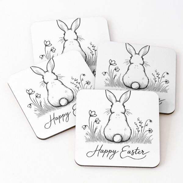 Item preview, Easter Retro Bunny Vintage Cottagecore Aesthetics designed and sold by LuminOrb.