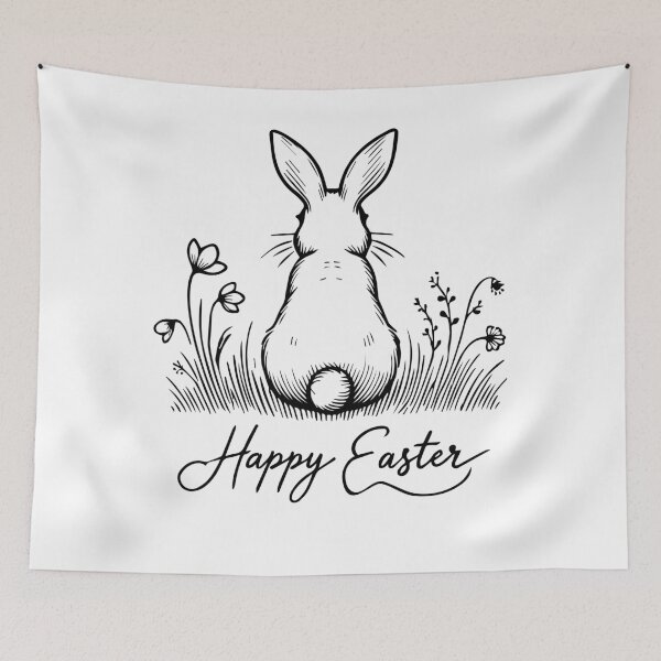 Item preview, Easter Retro Bunny Vintage Cottagecore Aesthetics designed and sold by LuminOrb.