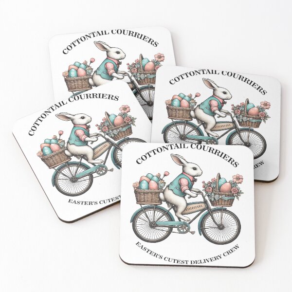 Item preview, Ostern Cottontail Courriers Vintage Retro Look designed and sold by LuminOrb.