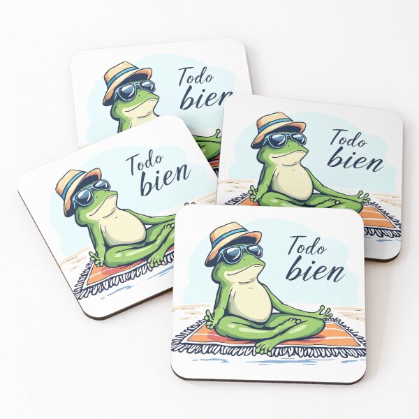Item preview, “All is well” t-shirt with a Zen frog – calm and fun design designed and sold by StormArte.
