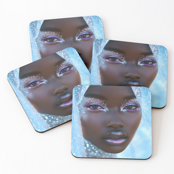 Item preview, Ethereal Beauty in Sparkling Blue Veil Portrait designed and sold by Artessie.