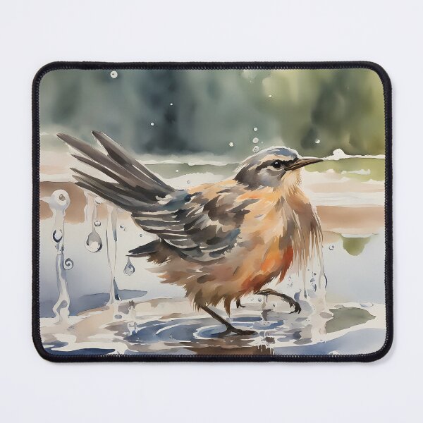 Item preview, Happy Bird Bathing designed and sold by CalmnessbyChoice.